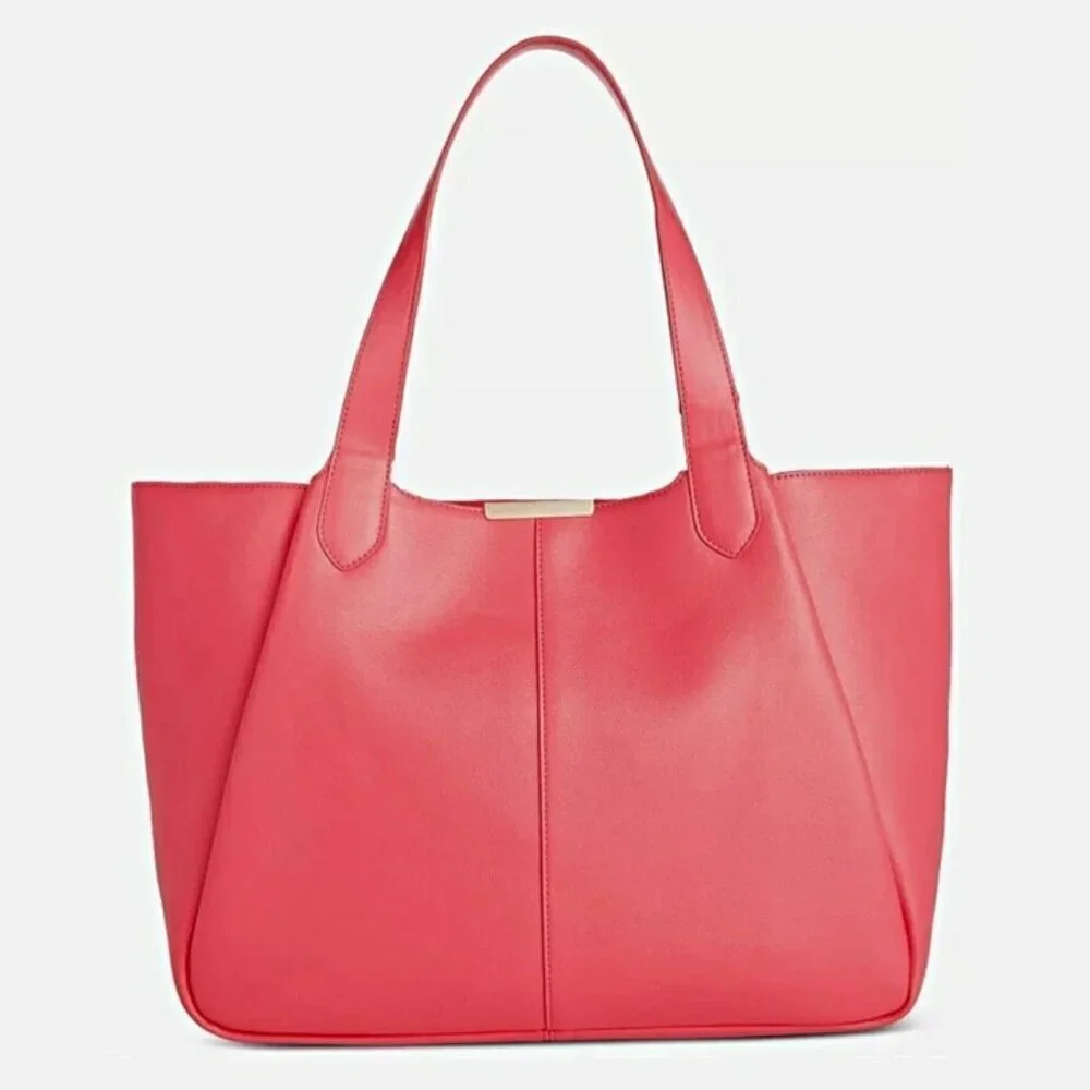 On 34th Azriell Extra-Large Tote Peony Coral, Created for Macy's (MSRP $130)